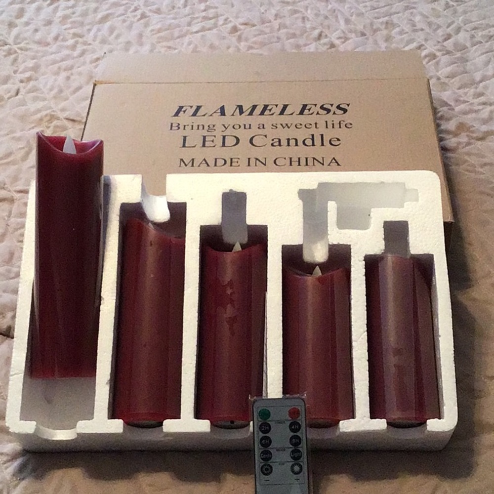 Flameless candles with remote